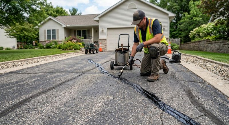 Asphalt Driveway Repair in Little Rock, AR