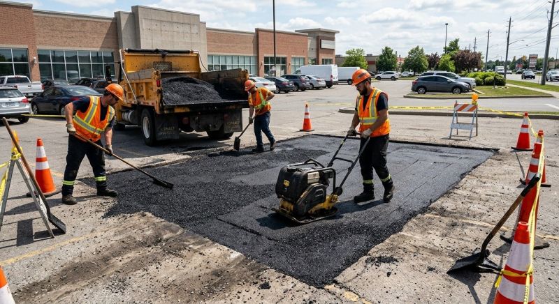 Asphalt Parking Lot Repair in San Diego, CA