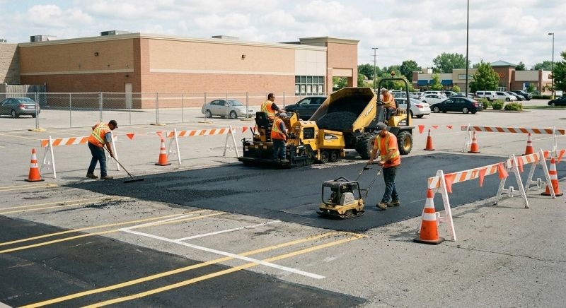 Asphalt Parking Lot Repair in Los Angeles, CA