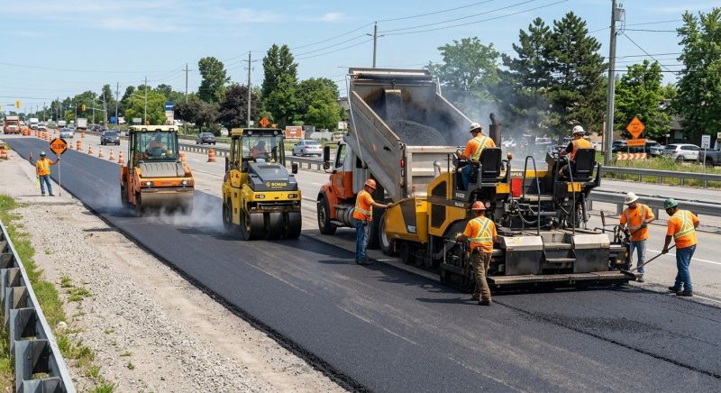 Asphalt Road Installation in Orange County, CA