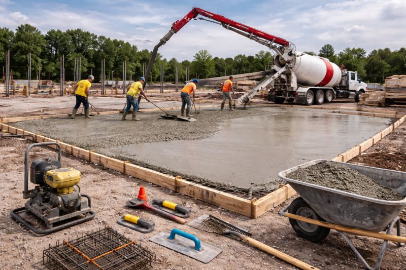 Commercial Slab Construction in Charleston, SC