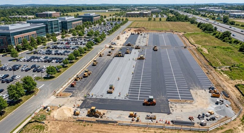 Parking Lot Installation in Los Angeles, CA