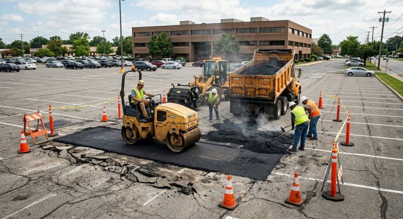 Asphalt Parking Lot Repair in Temecula, CA