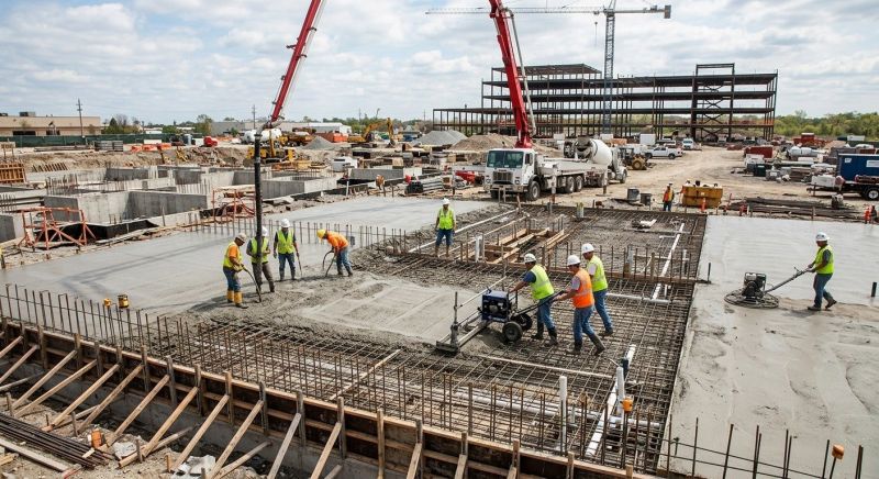Commercial Slab Construction in Bellingham, WA